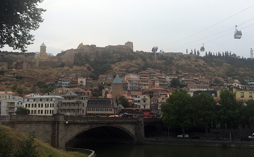 Tbilisi from below